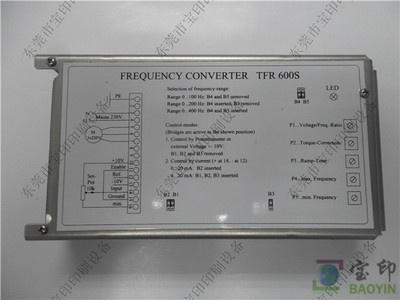 FREQUENCY CONVERTE TER 600S 纸尾辘控制器